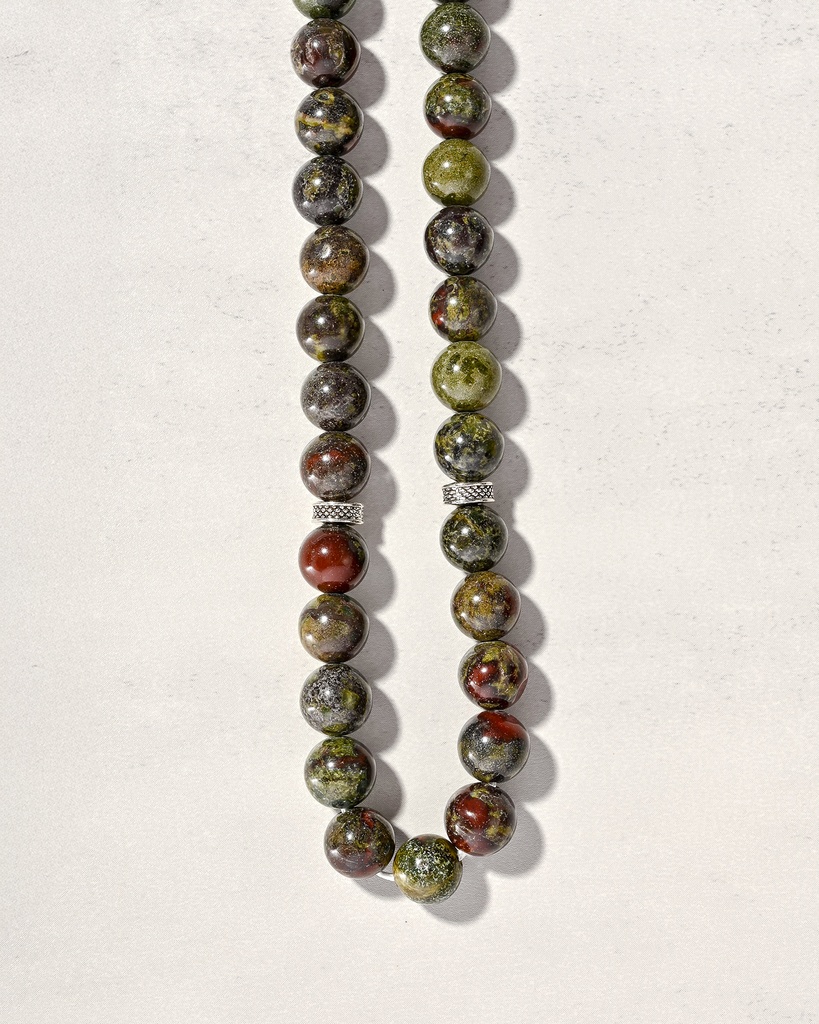 Natural bloodstone rosary ROS8149GN