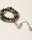 Indian agate Stone Rosary ROS8150GN