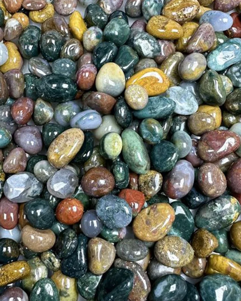 Indian agate Stone Rosary ROS8150GN