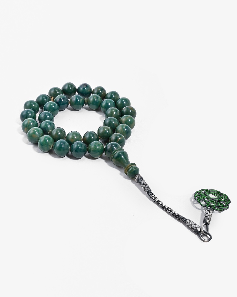 New cast Fatouran rosary with veins ROS794GN