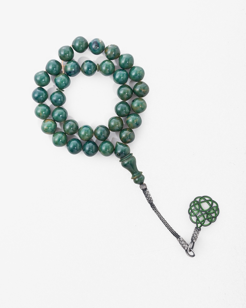 New cast Fatouran rosary with veins ROS794GN