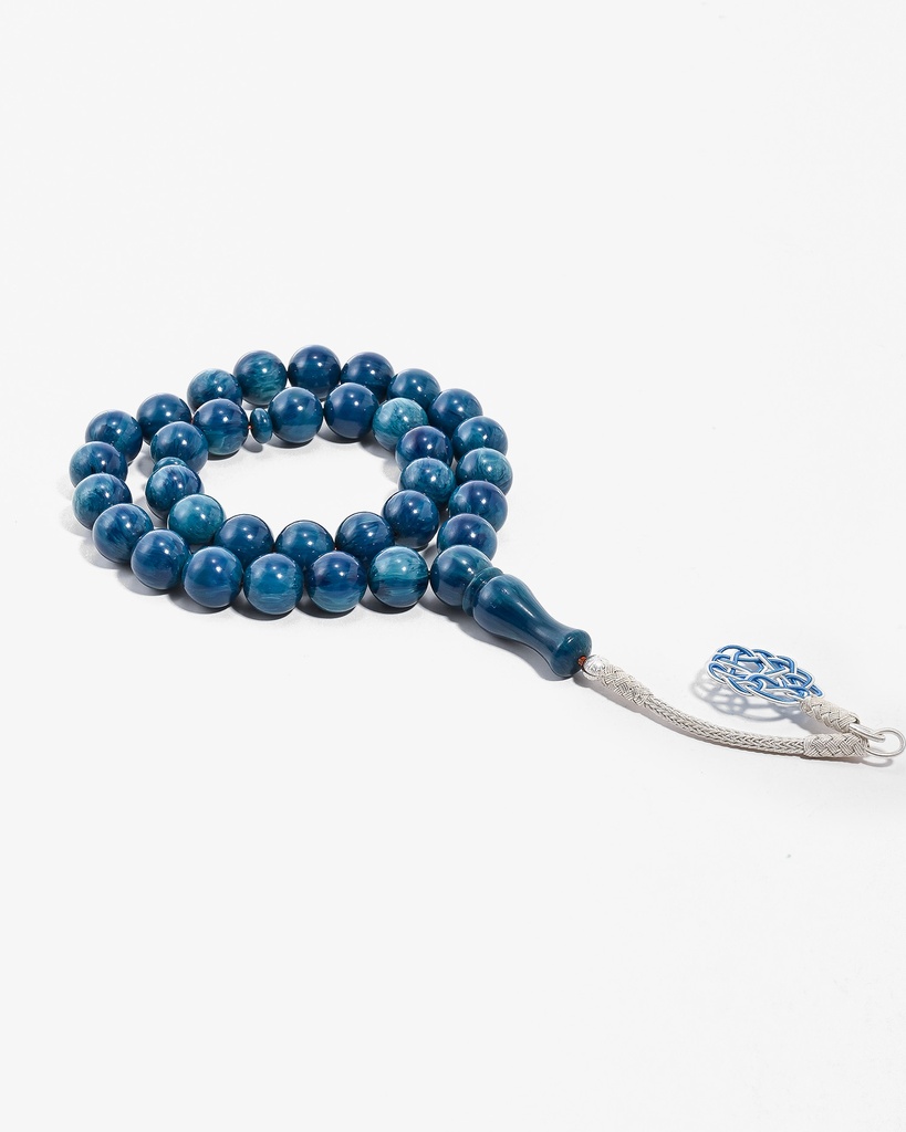 New cast Fatouran rosary with veins ROS795BL