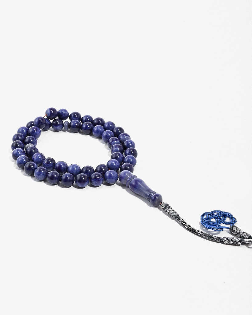 New cast Fatouran rosary with veins ROS7001BL