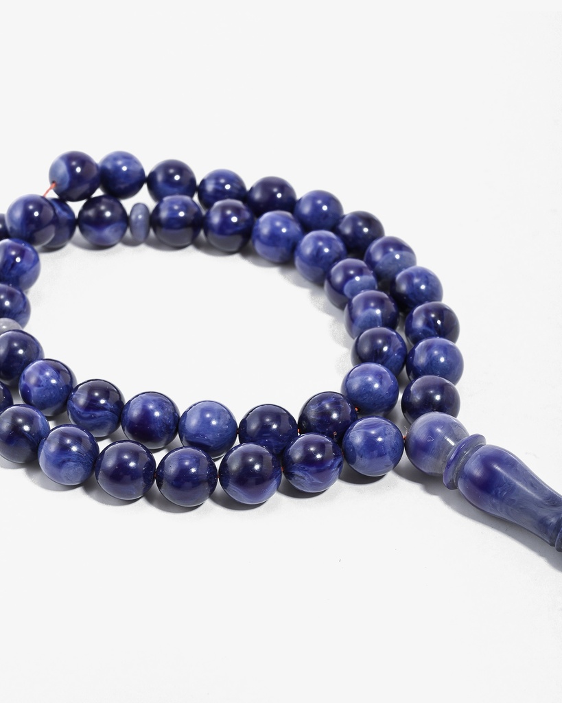 New cast Fatouran rosary with veins ROS7001BL