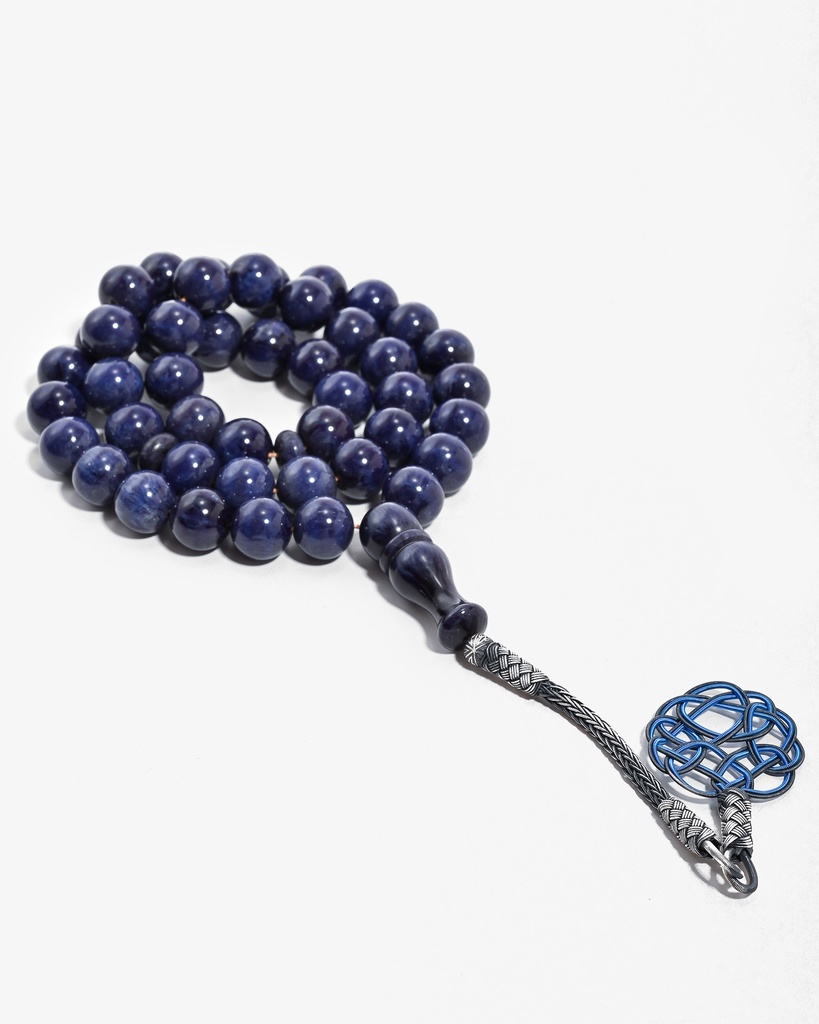 New cast Fatouran rosary with veins ROS7008BL
