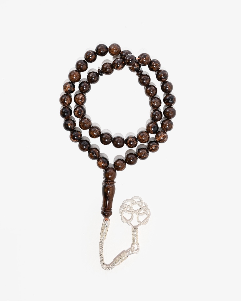 New cast Fatouran rosary with veins ROS7003BN