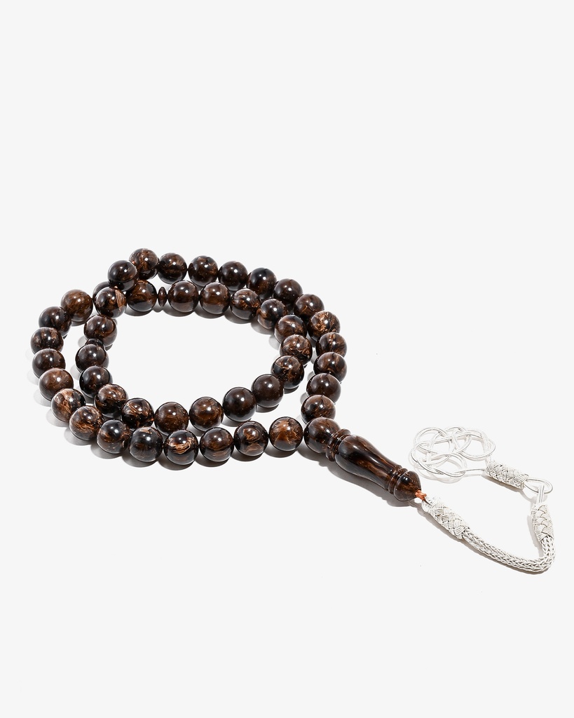 New cast Fatouran rosary with veins ROS7003BN