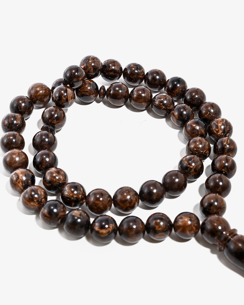 New cast Fatouran rosary with veins ROS7003BN