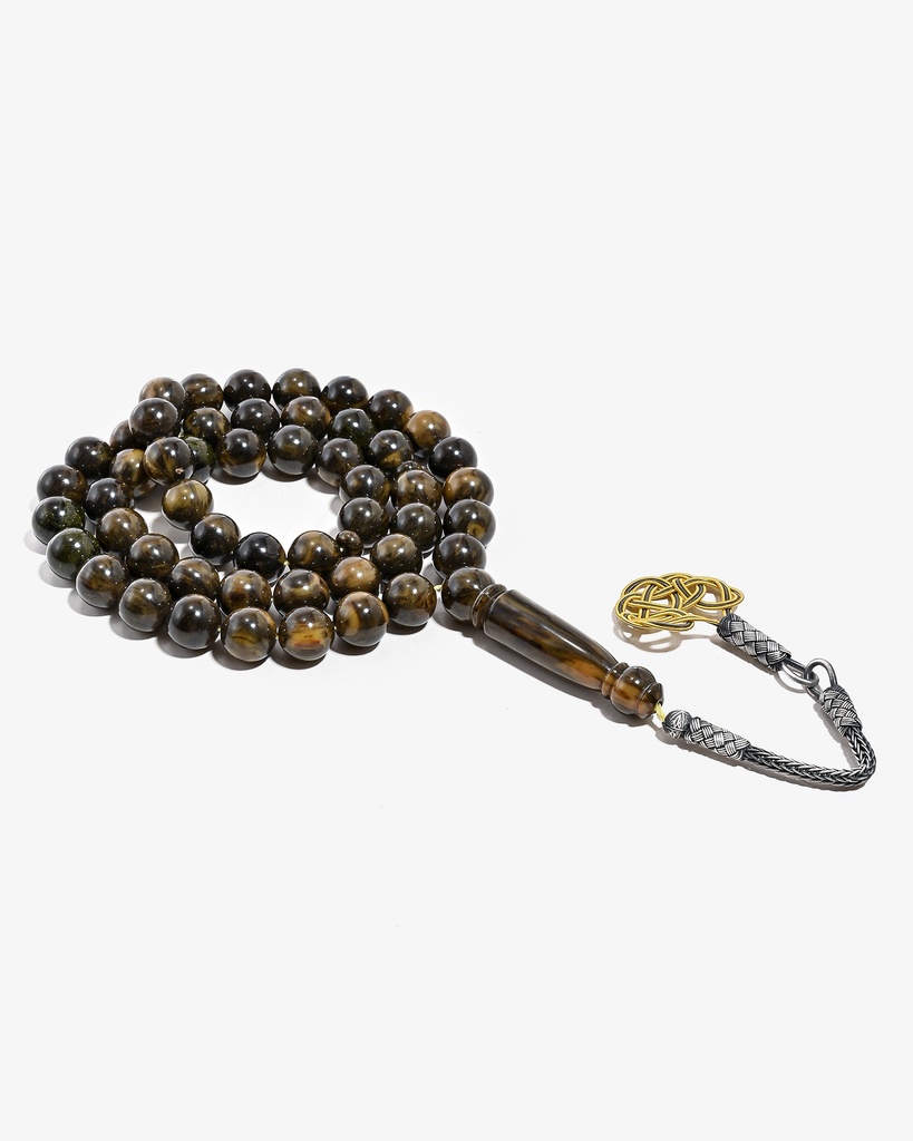 New cast Fatouran rosary with veins ROS7015MC