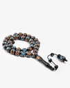 A sophisticated silver-inlaid Kok rosary ROS5417MC