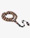 A sophisticated silver-inlaid Kok rosary ROS5418OR