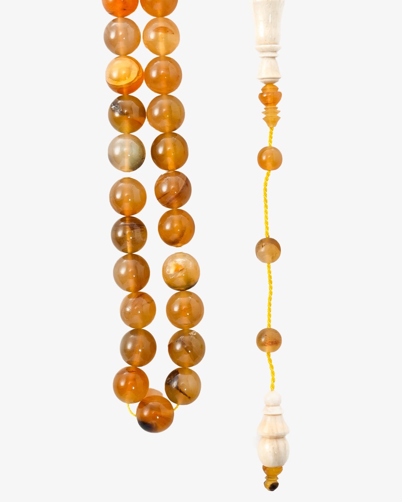 Sheep and gazelle horn rosary ROS5439MC