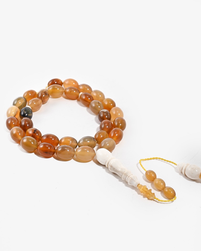 Sheep and gazelle horn rosary ROS5440MC