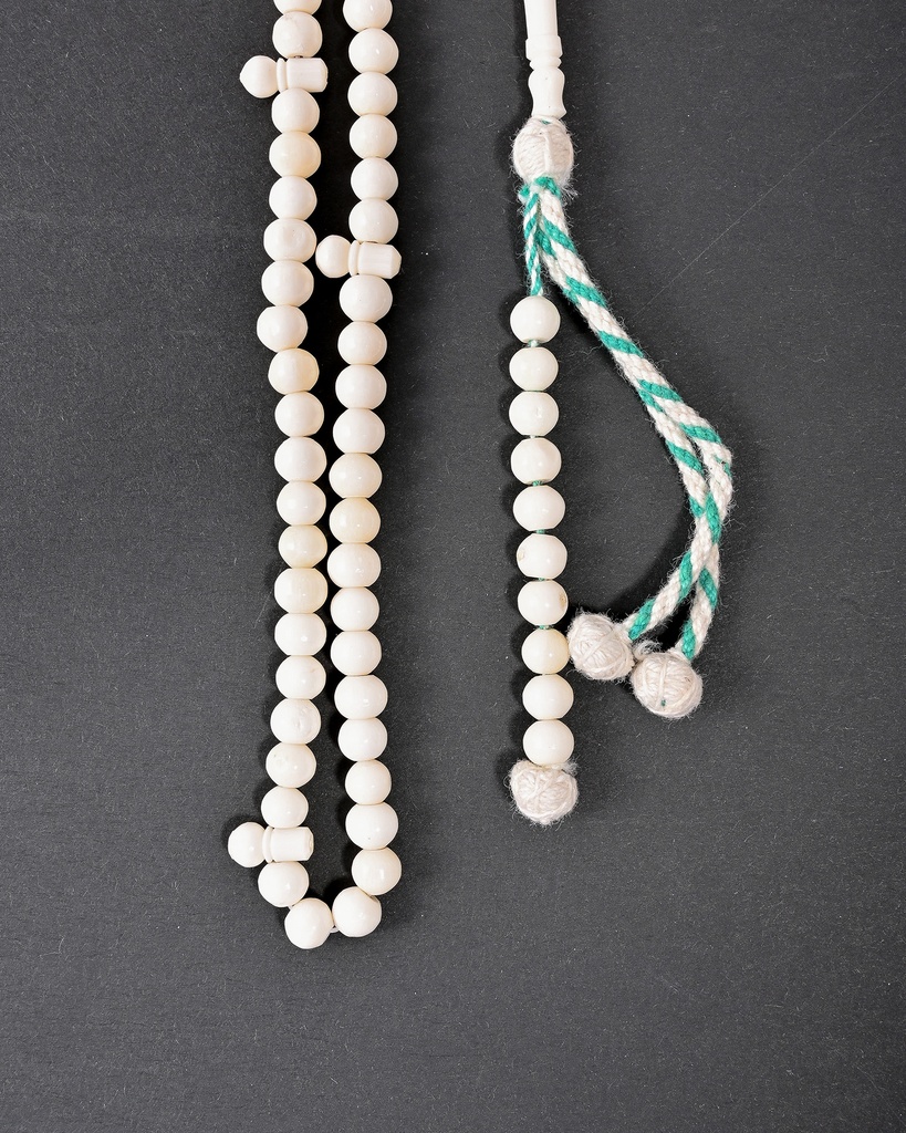 سبحة عظم جمل طبيعي 99 خرزة دائرية