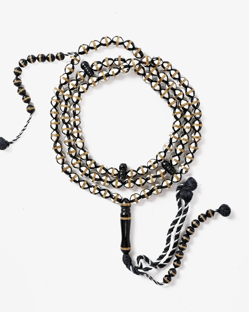 Ivory-like Kok rosary ROS5433WH