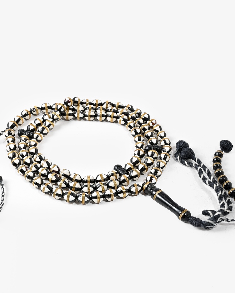 Ivory-like Kok rosary ROS5433WH