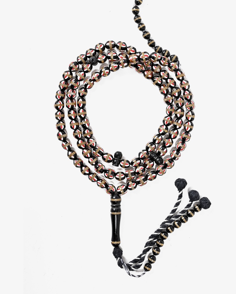 Ivory and Coral-Like Coke Rosary ROS5434MC