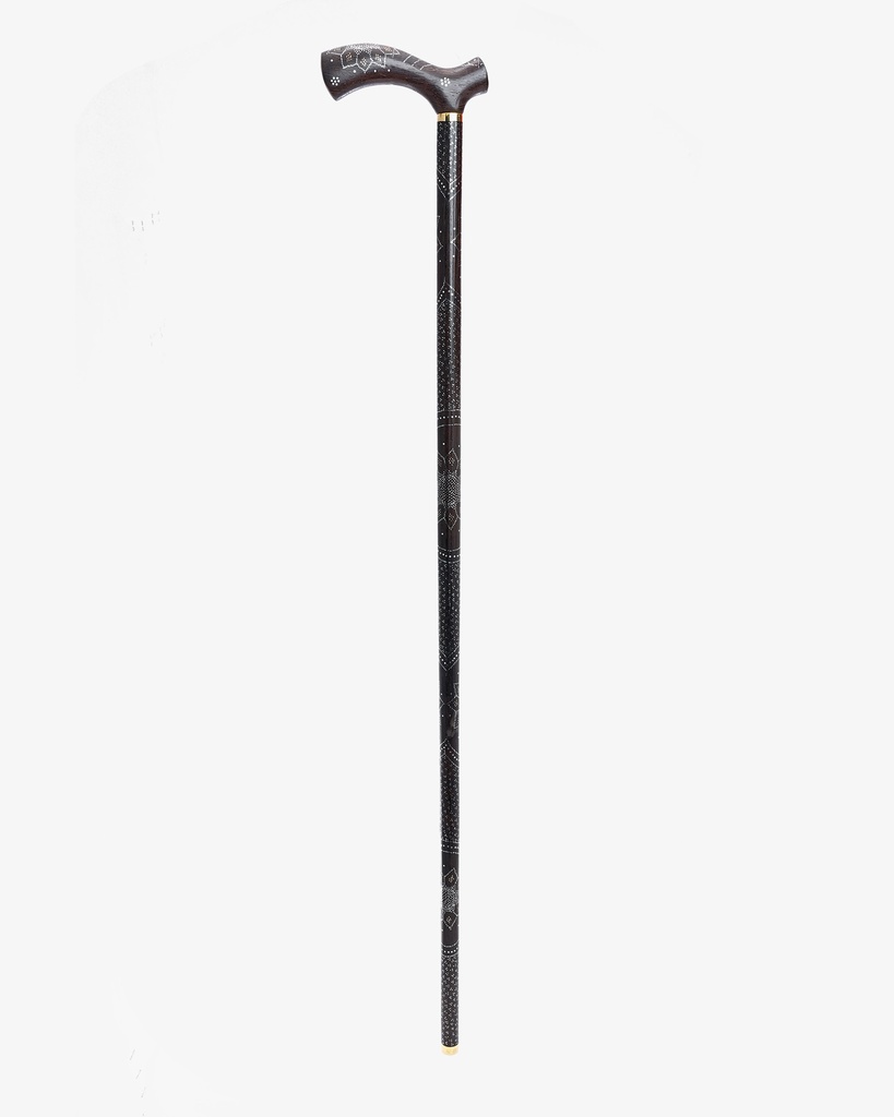 عصا عكاز خشب فينجي طبيعي فاخر