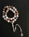 Bamboo Agate Rosary ROS8158MC
