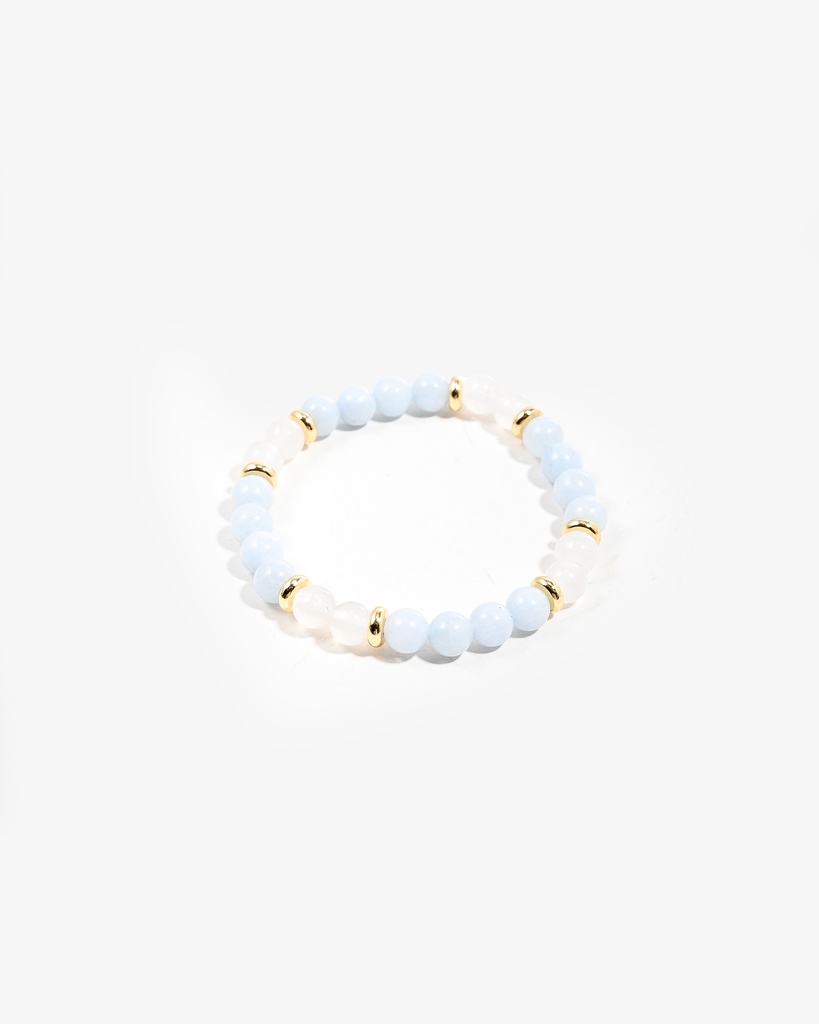 Peridot and jade bracelet WBRA207MC