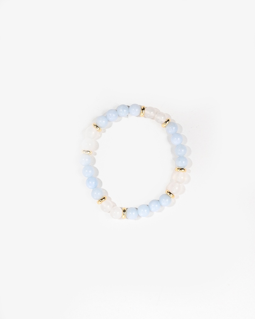 Peridot and jade bracelet WBRA207MC