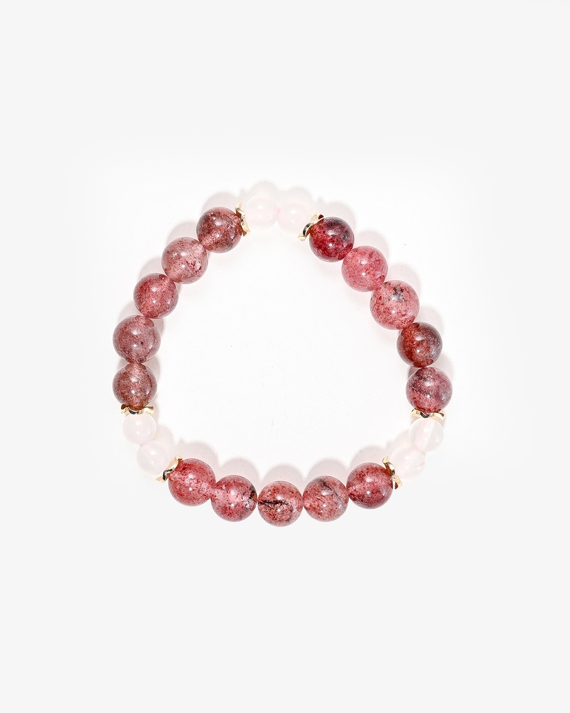 Rose Quartz and Solopri Bracelet WBRA200MC