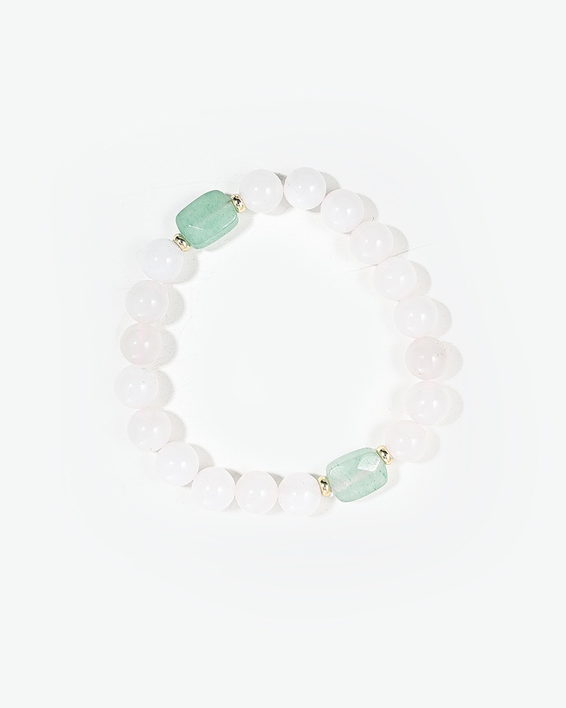 Rose Quartz and Apatite Bracelet WBRA202MC