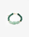 Malachite and Apatite Bracelet WBRA206GN