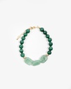 Malachite and Apatite Bracelet WBRA206GN