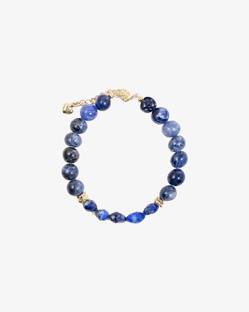 Lapis Lazuli and Sodalite Bracelet WBRA203BL