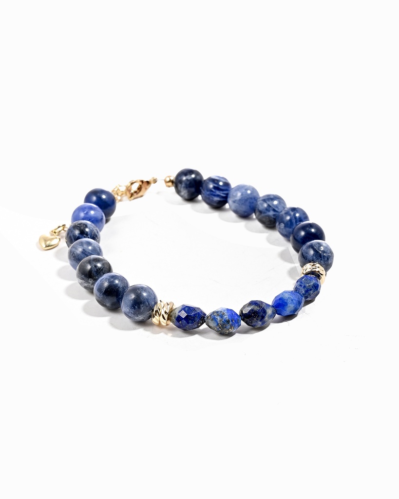 Lapis Lazuli and Sodalite Bracelet WBRA203BL