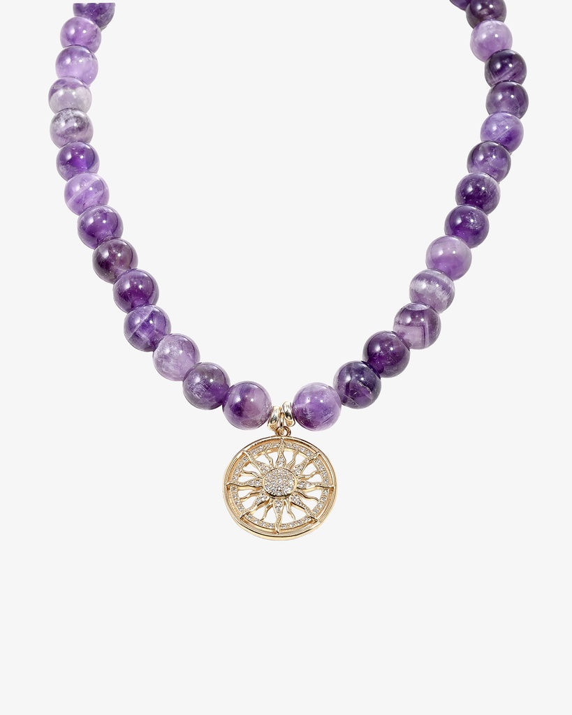 Amethyst stone WNEC298PR