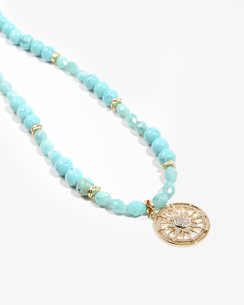 Apatite and turquoise WNEC304LL