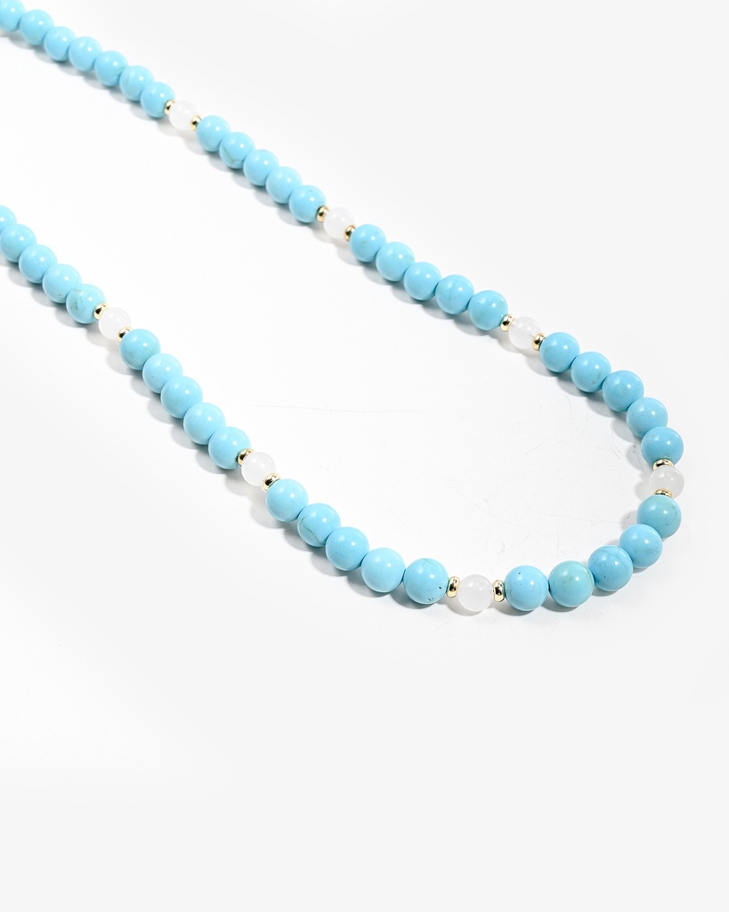 Turquoise and jade stone WNEC305LL