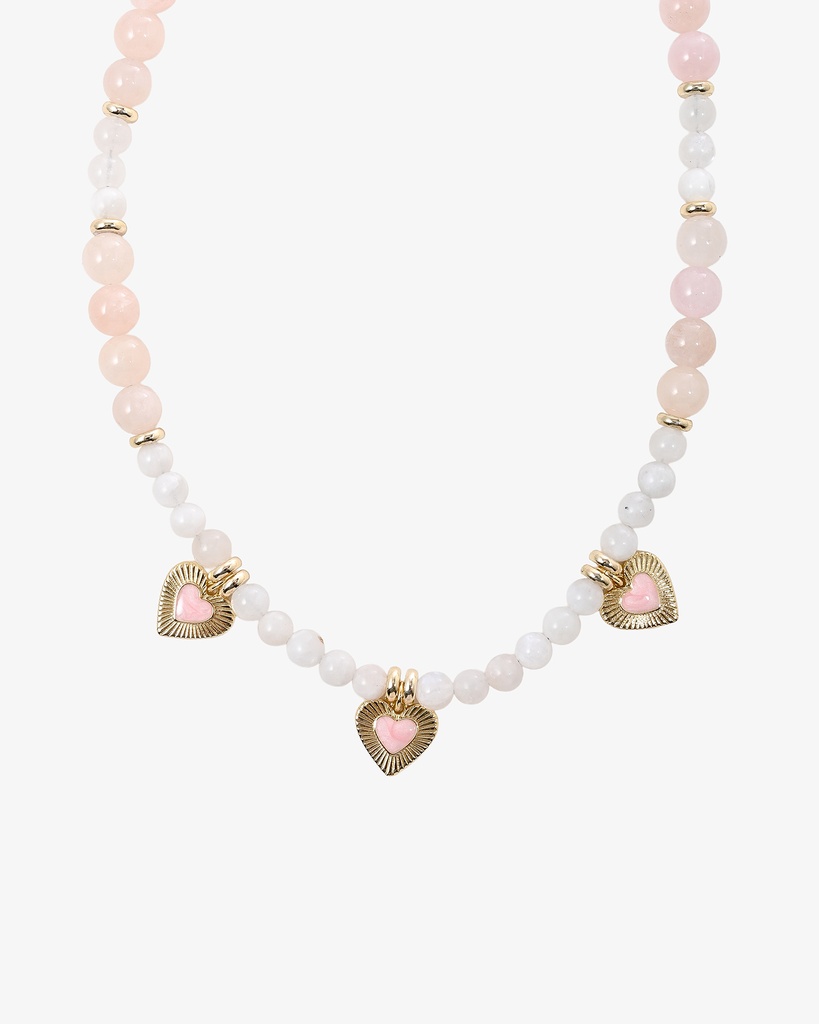 Rose quartz and jade WNEC313MC