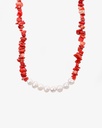 Red coral and pearl WNEC319RD