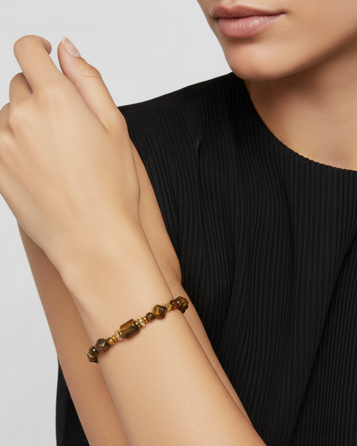 Tiger's Eye Stone Bracelet WBRA163BN