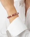 Rose Quartz and Solopri Bracelet WBRA200MC