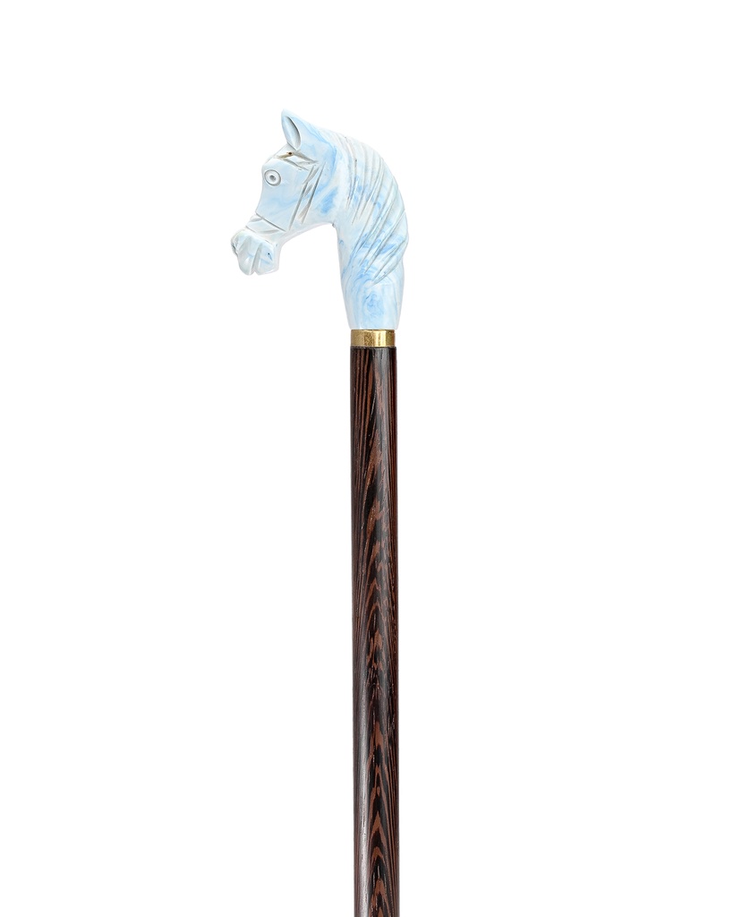 Horse head wooden cane CAN986