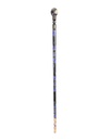 Ebanus wood crutch with lapis lazuli CAN994