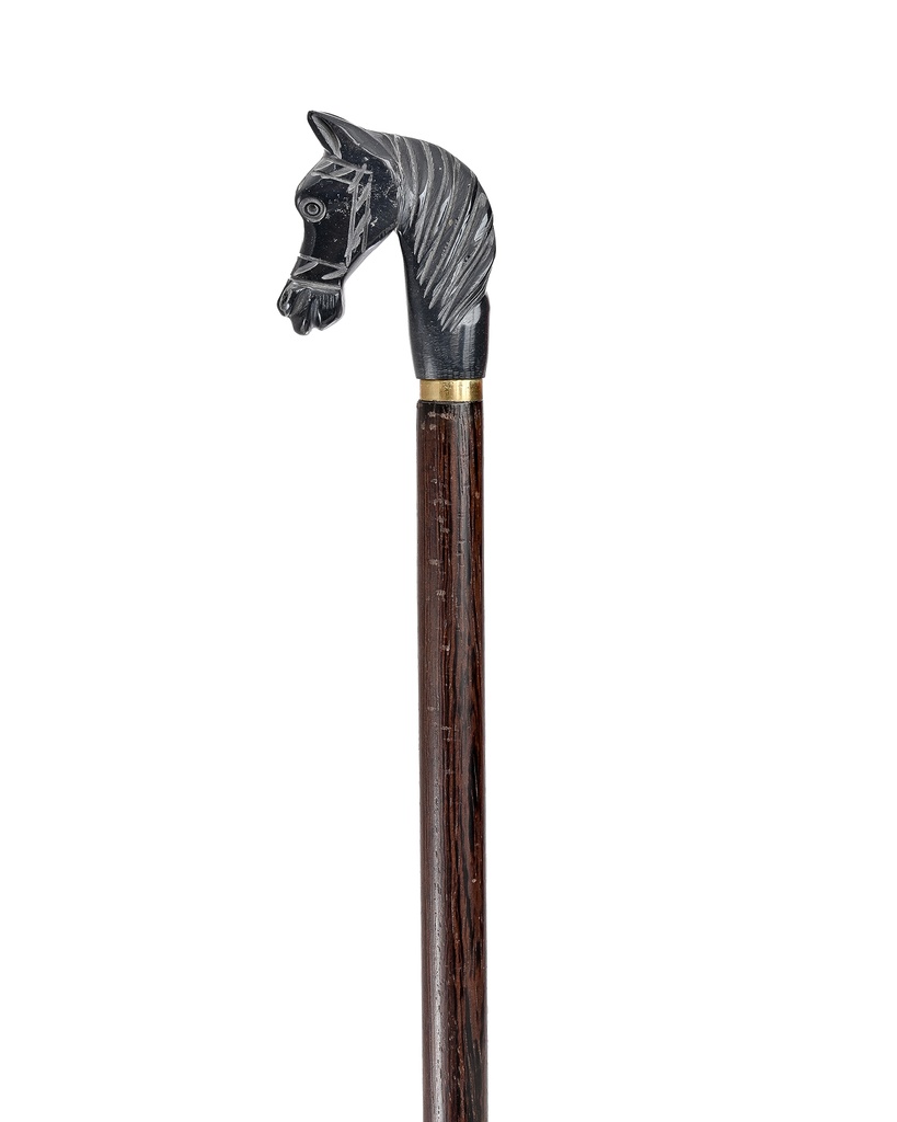 Horse head wooden cane CAN999