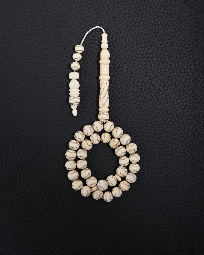 Elephant tusk rosary ROS5515WH