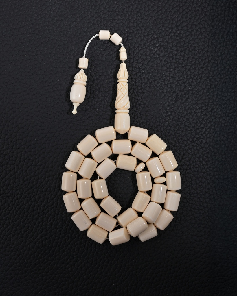 Elephant tusk rosary ROS5509WH