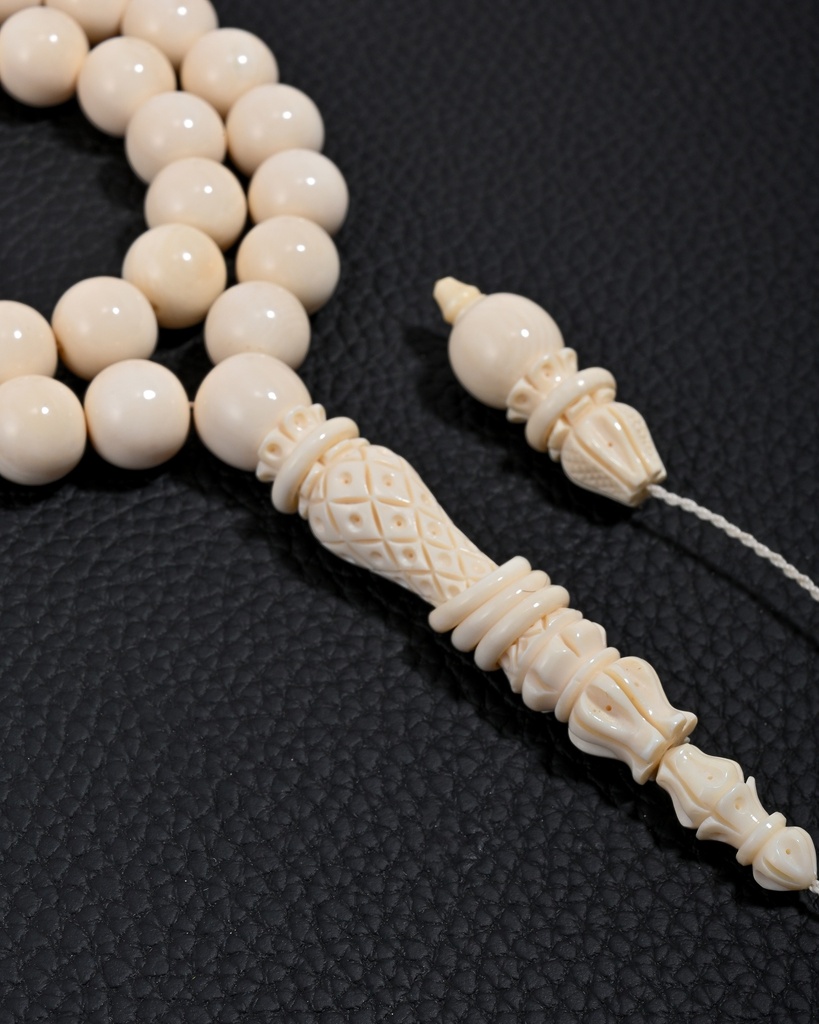 Elephant tusk rosary ROS5513WH
