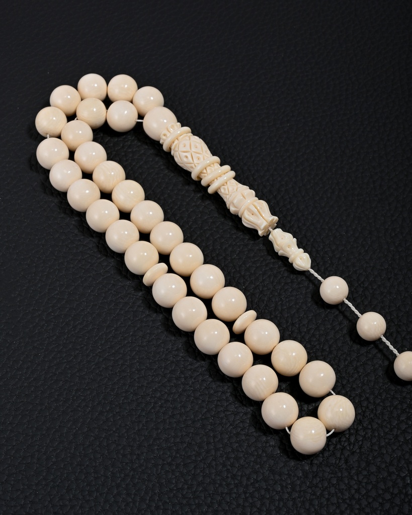Elephant tusk rosary ROS5513WH