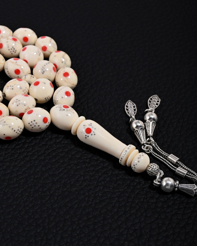 Elephant tusk rosary ROS5517WH