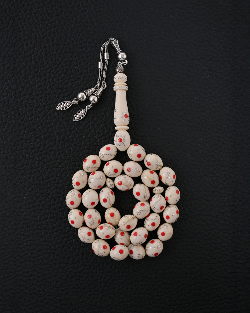 Elephant tusk rosary ROS5517WH