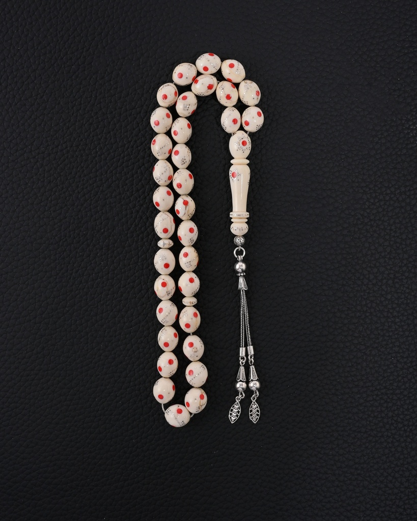 Elephant tusk rosary ROS5517WH
