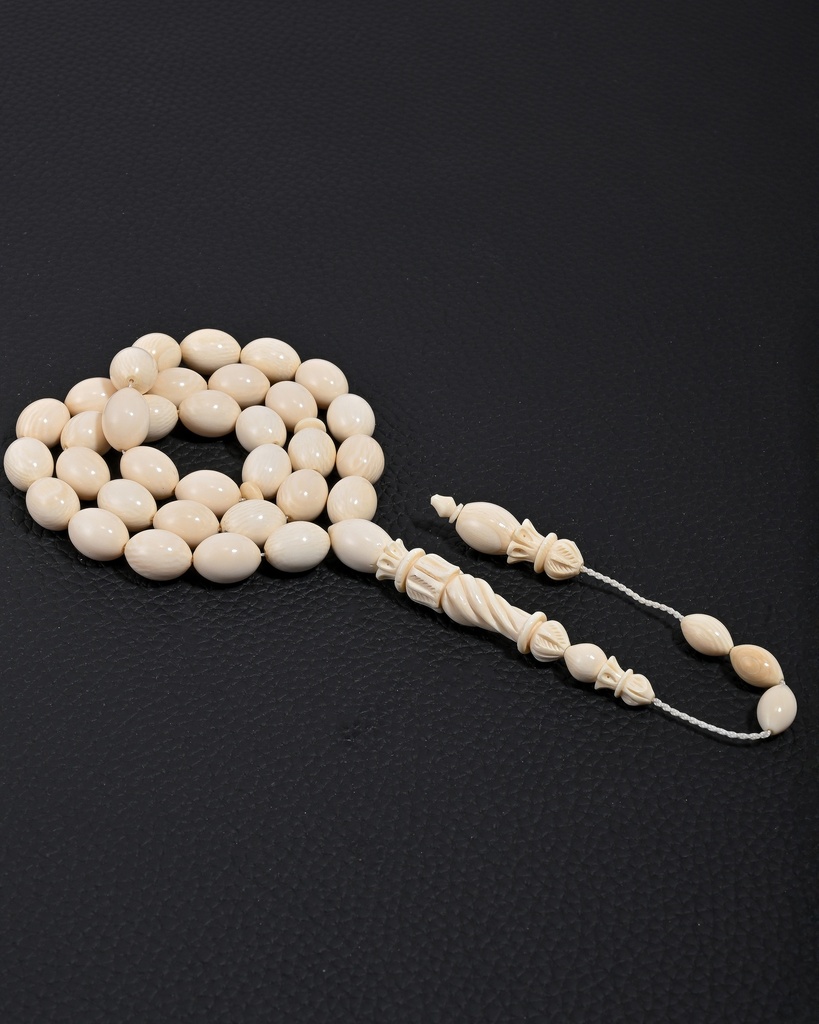 Elephant tusk ivory rosary ROS5507WH