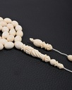 Elephant tusk ivory rosary ROS5507WH